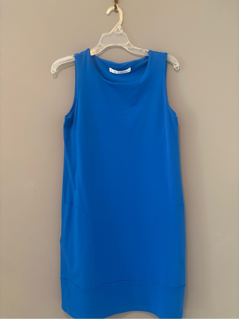 Susana Monaco Royal Blue Sleeveless Shift Dress with pockets !